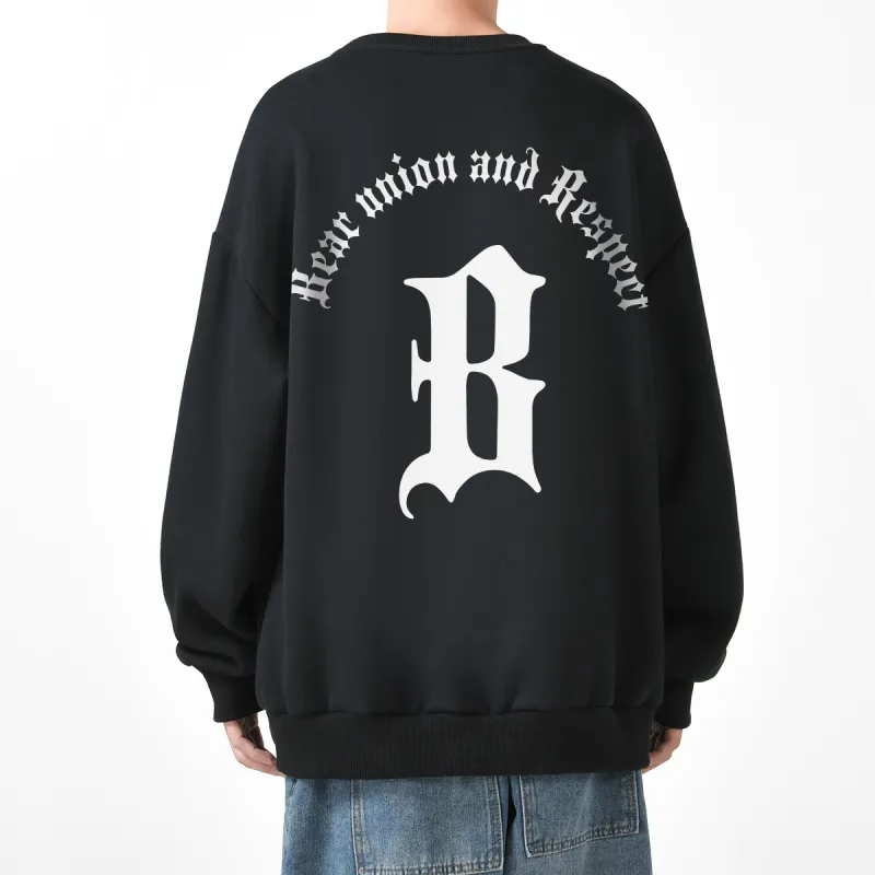 BEAR UNION Sweatshirt Set Fall Unisex-3