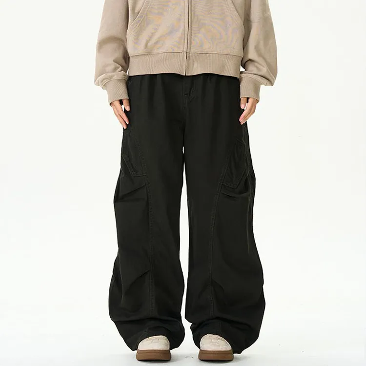 BEAR UNION Casual Pants Unisex Gray-9
