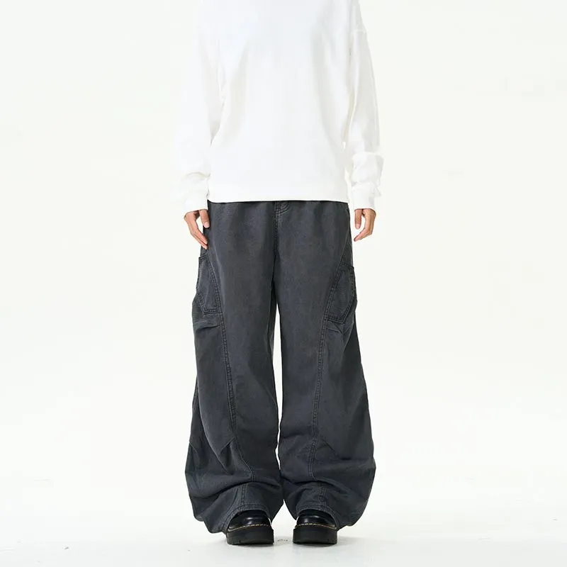 BEAR UNION Casual Pants Unisex Gray-2