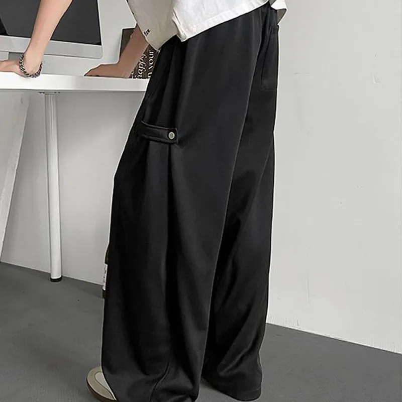 BEAR UNION Casual Pants Unisex Black-3