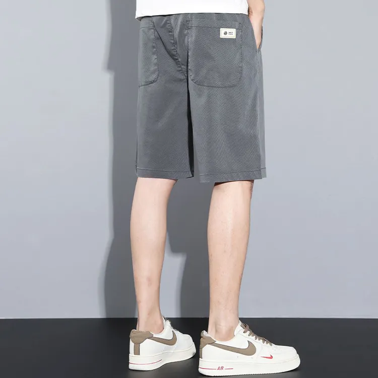 BEAR UNION Denim Shorts Unisex Gray-3