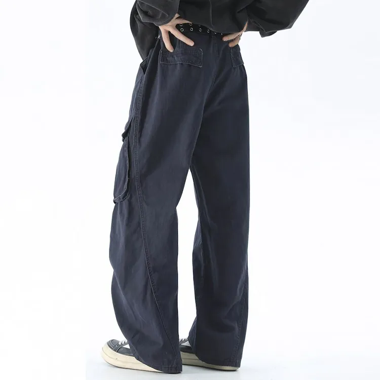 BEAR UNION Casual Pants Unisex Army Green-6