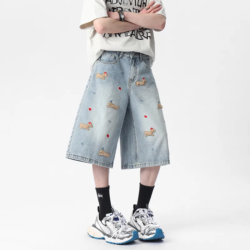 BEAR UNION Denim Shorts Unisex-5