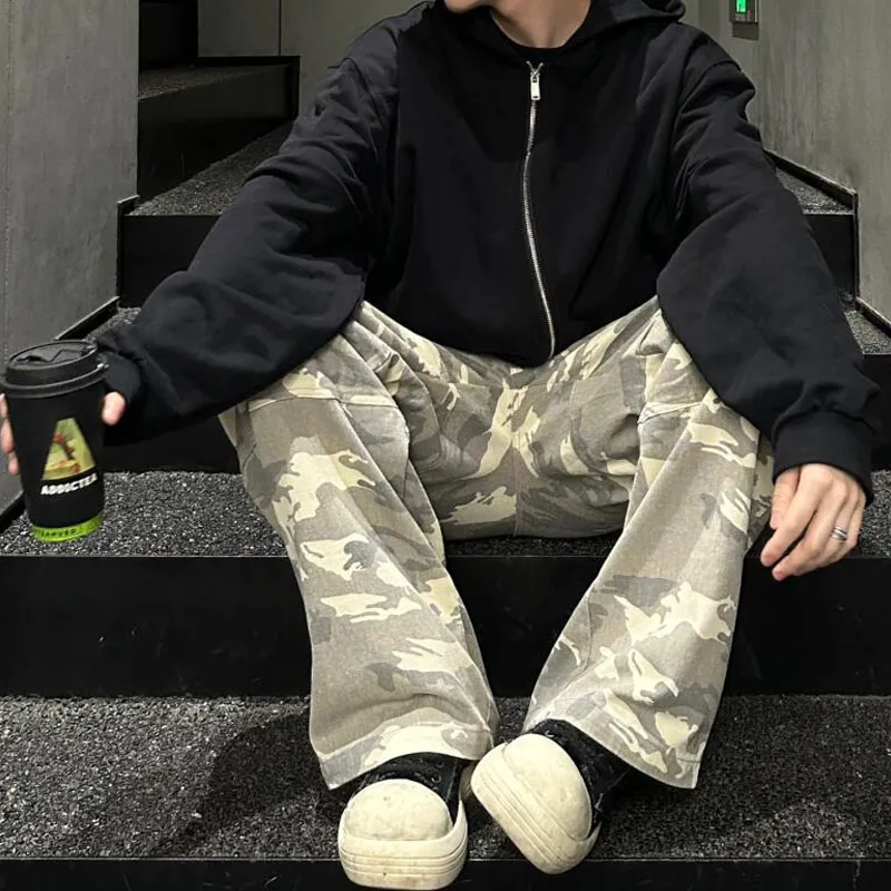 BEAR UNION Jeans Unisex Camouflage Apricot-3