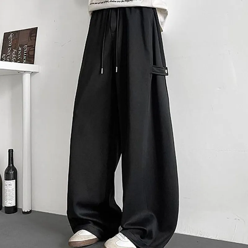 BEAR UNION Casual Pants Unisex Black-4