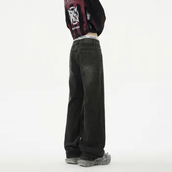 BEAR UNION Jeans Unisex Tie Dye Color