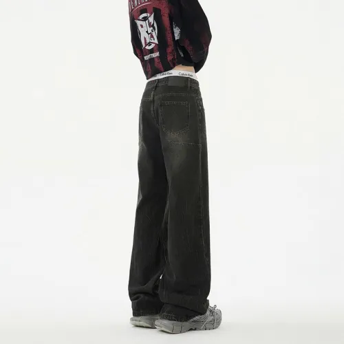 BEAR UNION Jeans Unisex Tie Dye Color