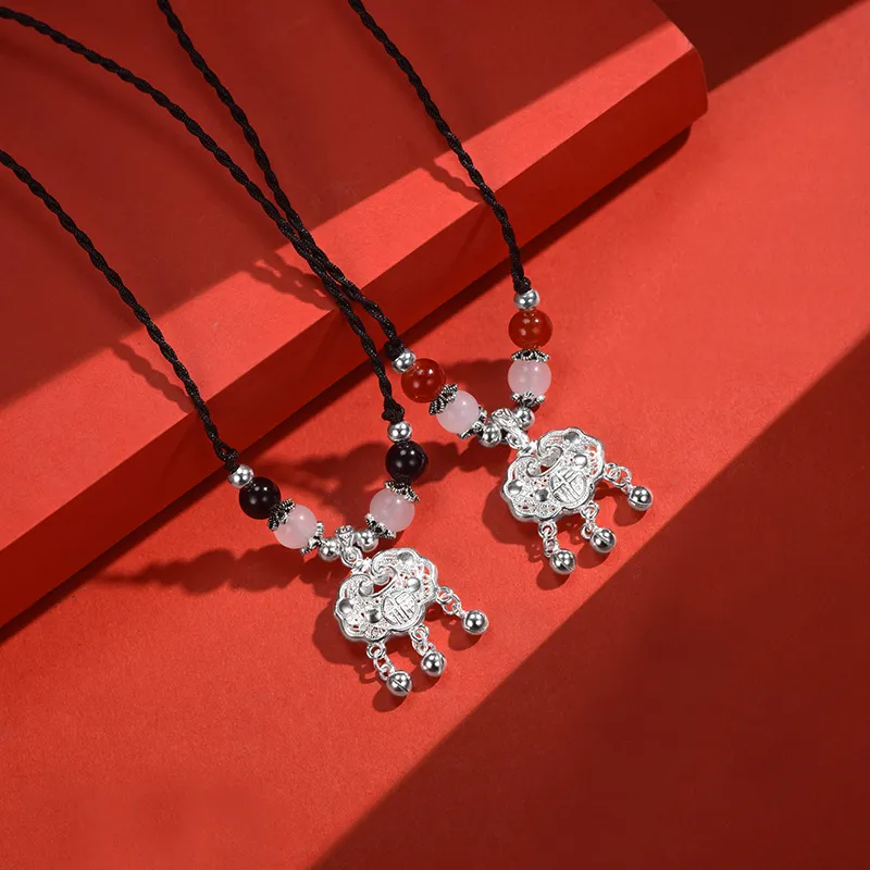 Wylyp 999 Fine Silver Necklaces Women's-4
