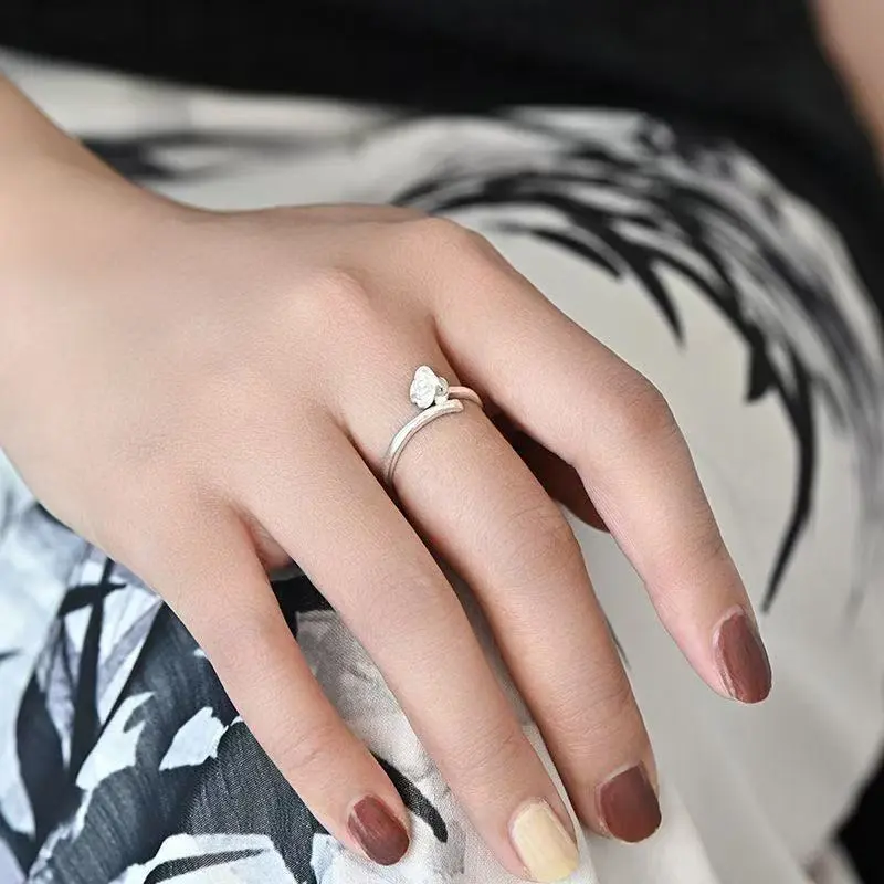 Wylyp Silver 999 Sterling Silver Rings Women's-3