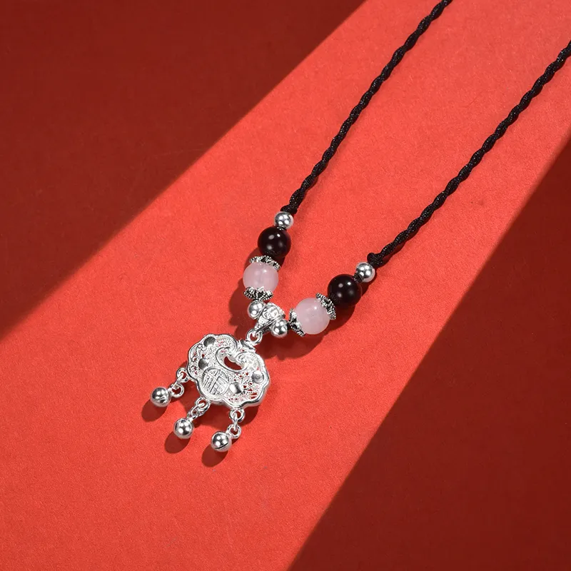 Wylyp 999 Fine Silver Necklaces Women's-1
