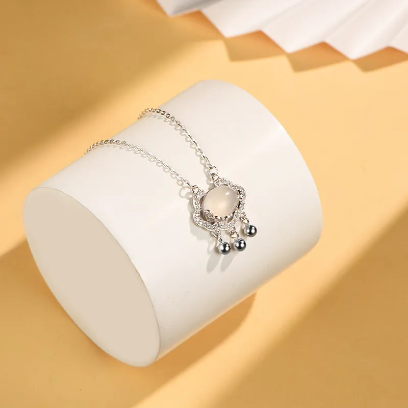 Wylyp 999 Fine Silver Necklaces Women's-4