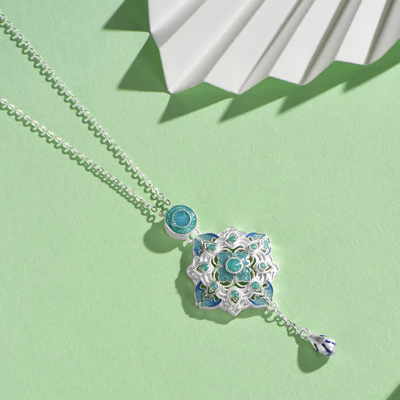 Wylyp Sterling Silver 990 Necklaces Women's-2
