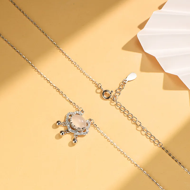 Wylyp 999 Fine Silver Necklaces Women's-3