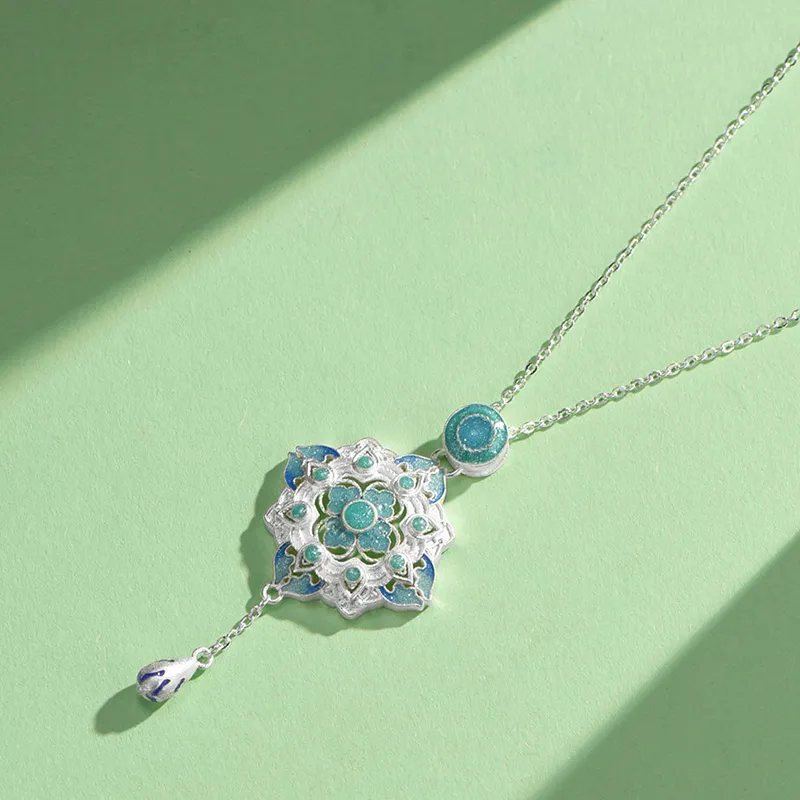 Wylyp Sterling Silver 990 Necklaces Women's-1