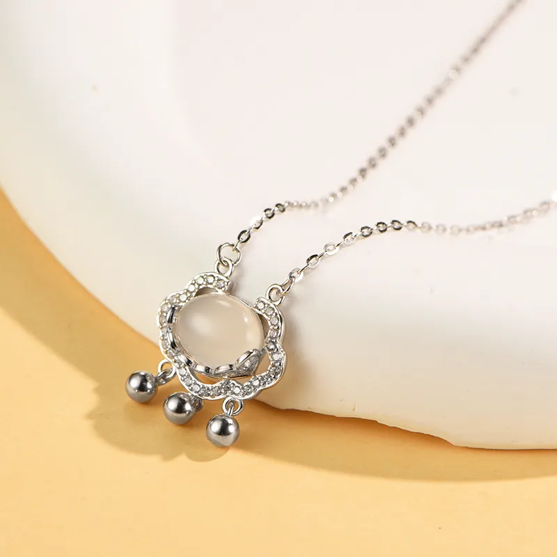 Wylyp 999 Fine Silver Necklaces Women's-5