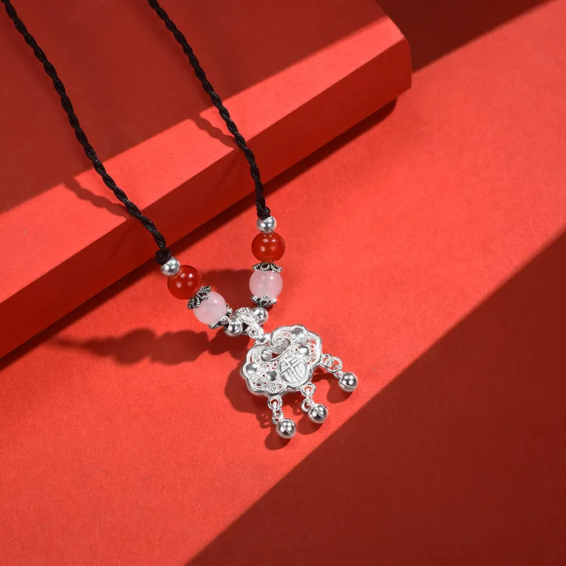 Wylyp 999 Fine Silver Necklaces Women's-3