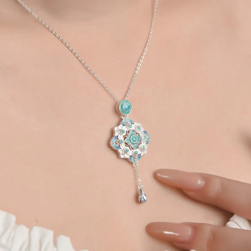 Wylyp Sterling Silver 990 Necklaces Women's-3
