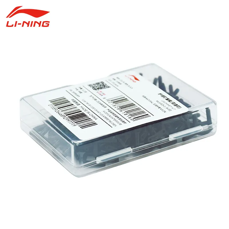 LiNing Badminton Equipment Black Nylon Racket Unisex 100 Pack Wire Guard-4