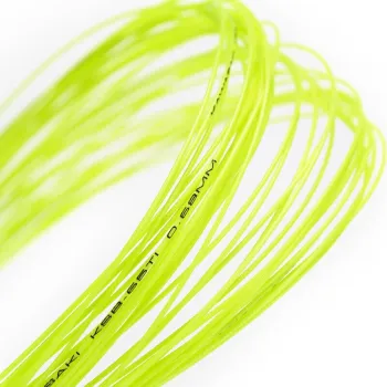 Kawasaki Durable Type Badminton Racket Strings Neon Yellow Competition Level Training Professional Unisex 0.7mm*10m