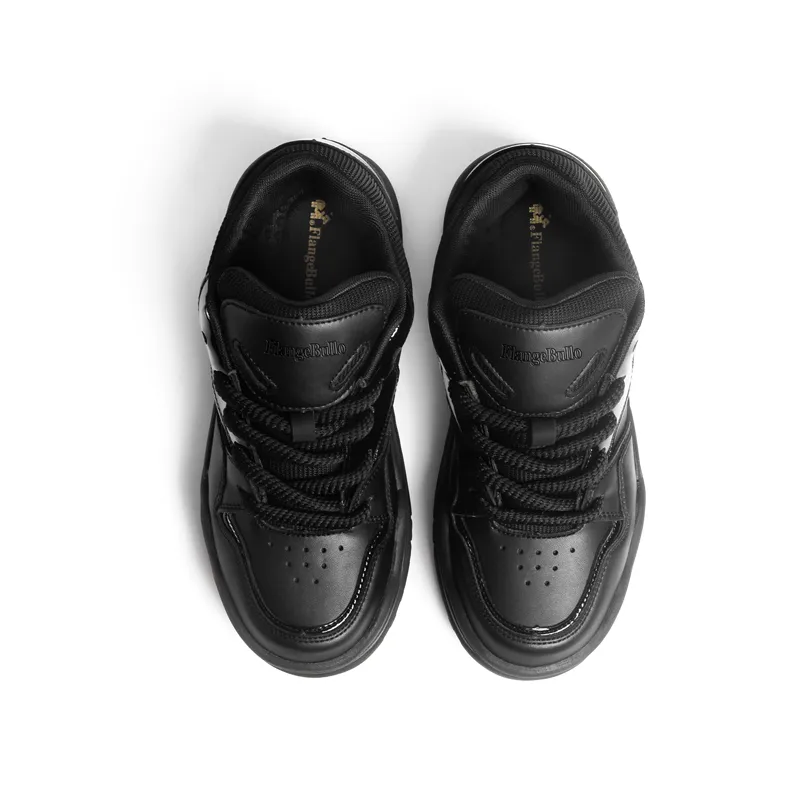 Flange Bullo Low Top Casual Shoes Unisex Black-2