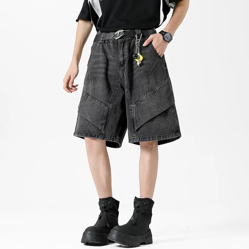Emoji Denim Shorts Unisex-2