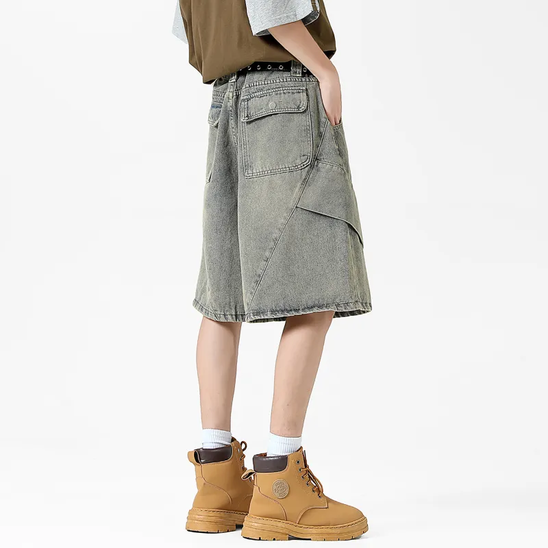 Emoji Denim Shorts Unisex-11