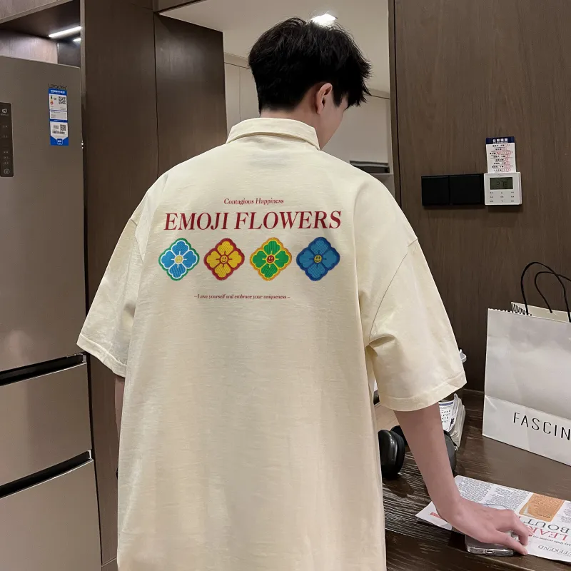 Emoji Polo Shirts Unisex-22