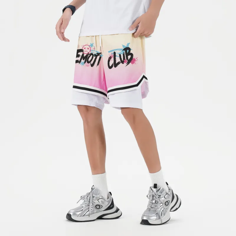 Emoji Basketball Shorts Unisex-20
