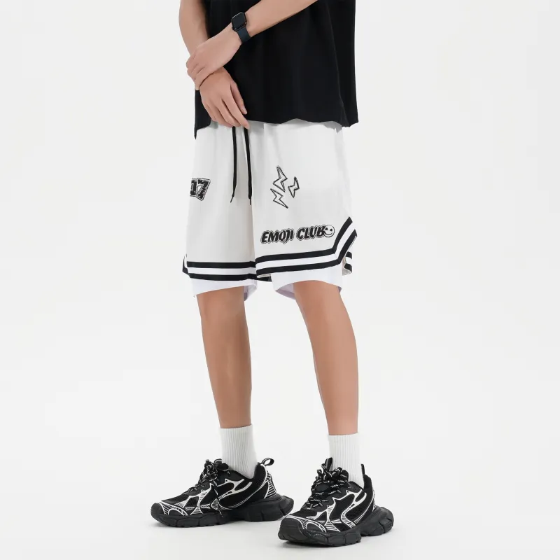 Emoji Basketball Shorts Unisex-6
