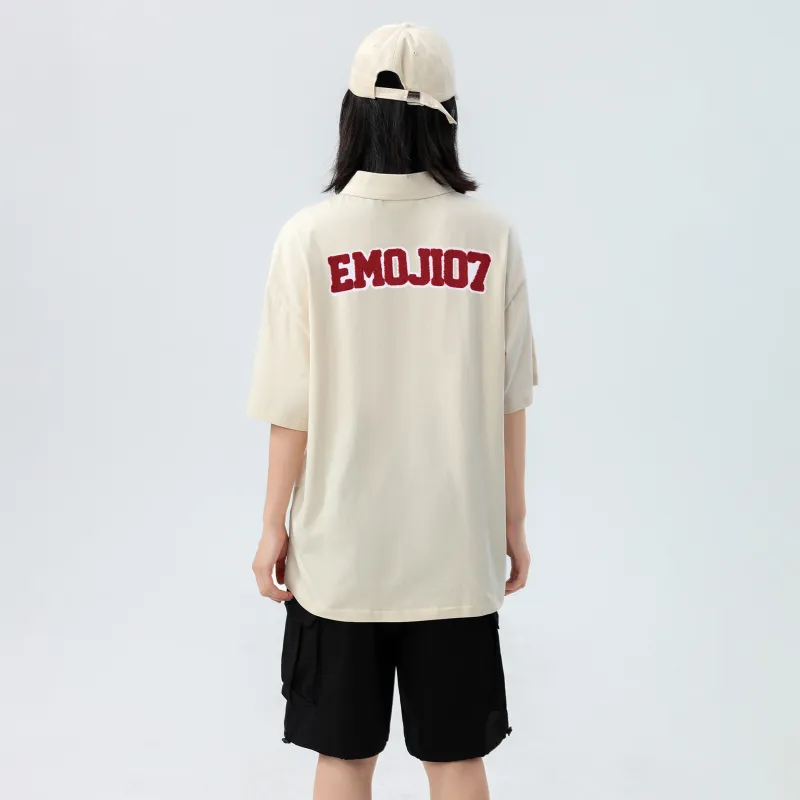 Emoji Polo Shirts Unisex-14