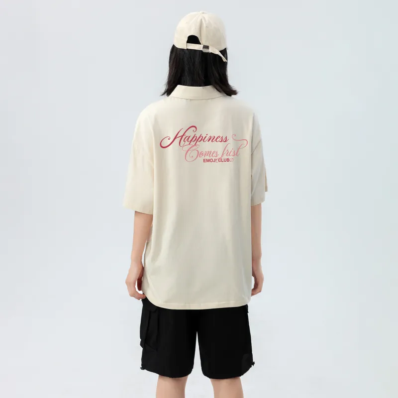 Emoji Polo Shirts Unisex-14