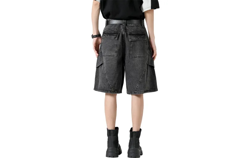 Emoji Denim Shorts Unisex-1