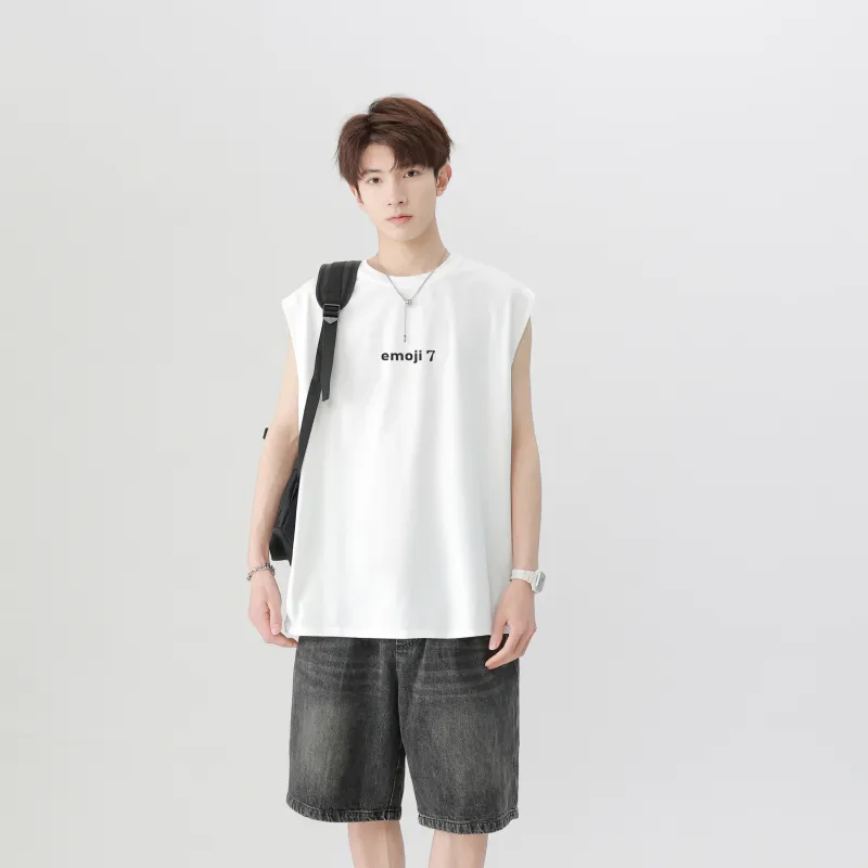 Emoji Tank Tops Unisex-7