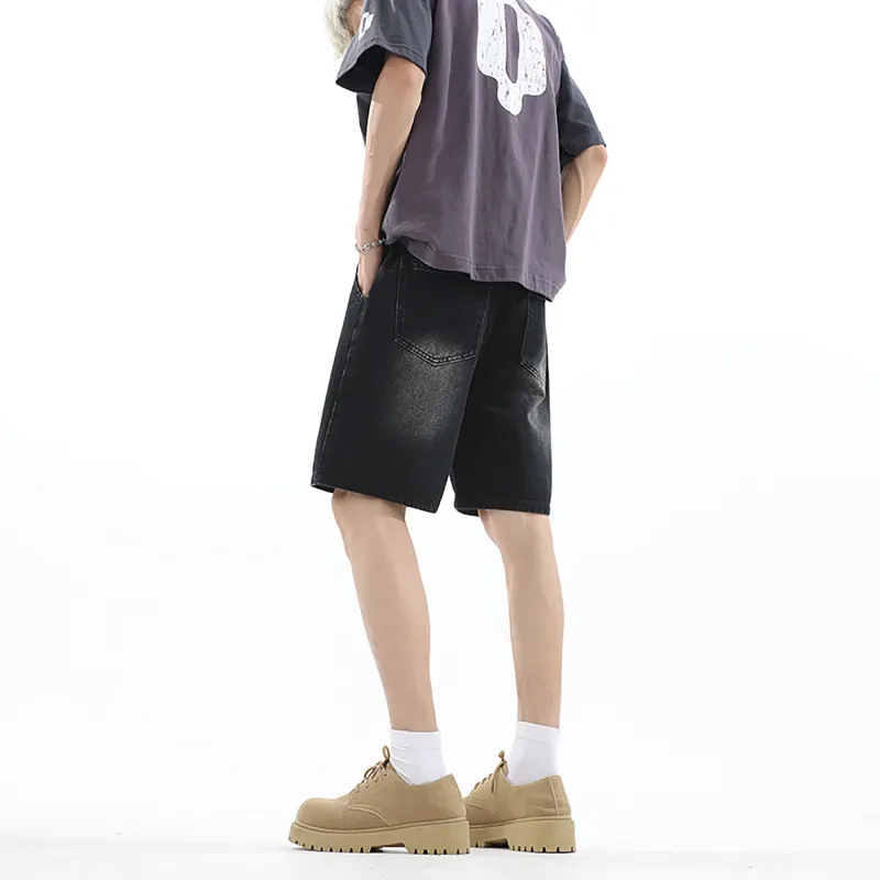 Emoji Denim Shorts Unisex-18