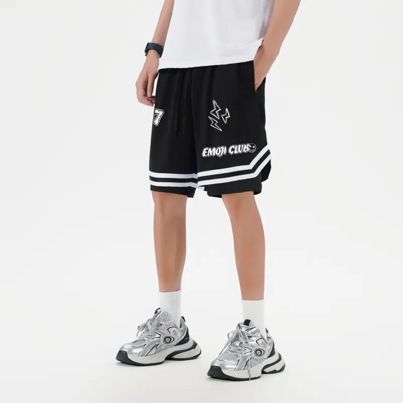 Emoji Basketball Shorts Unisex-2