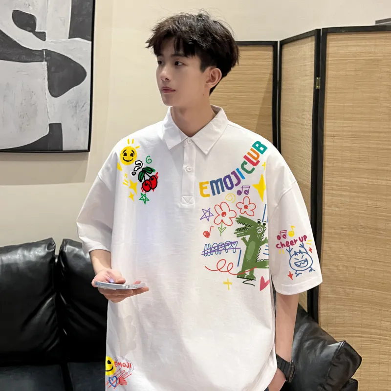 Emoji Polo Shirts Unisex-2