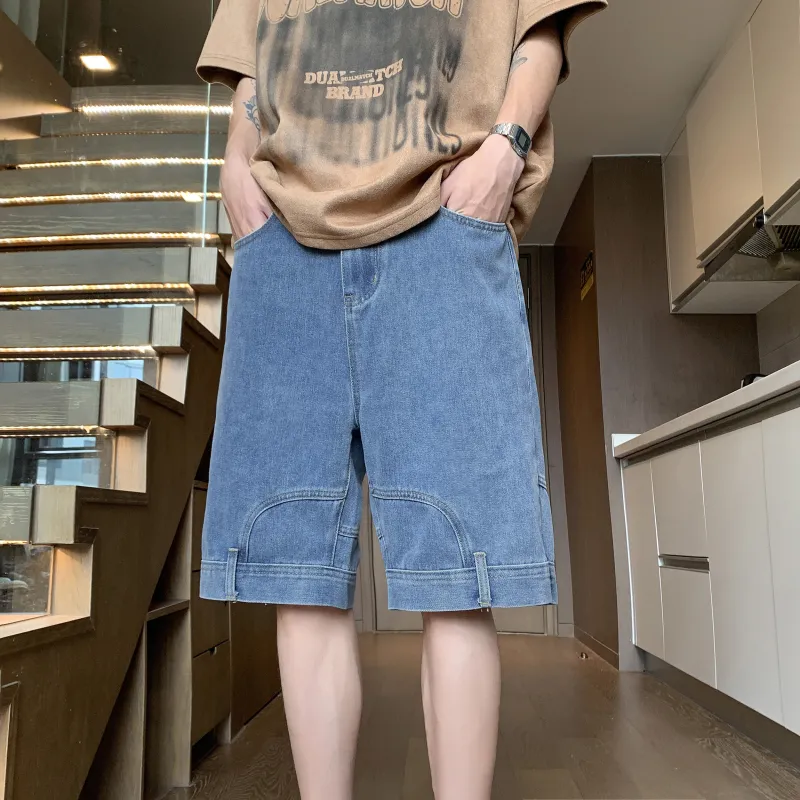 Emoji Denim Shorts Unisex-2