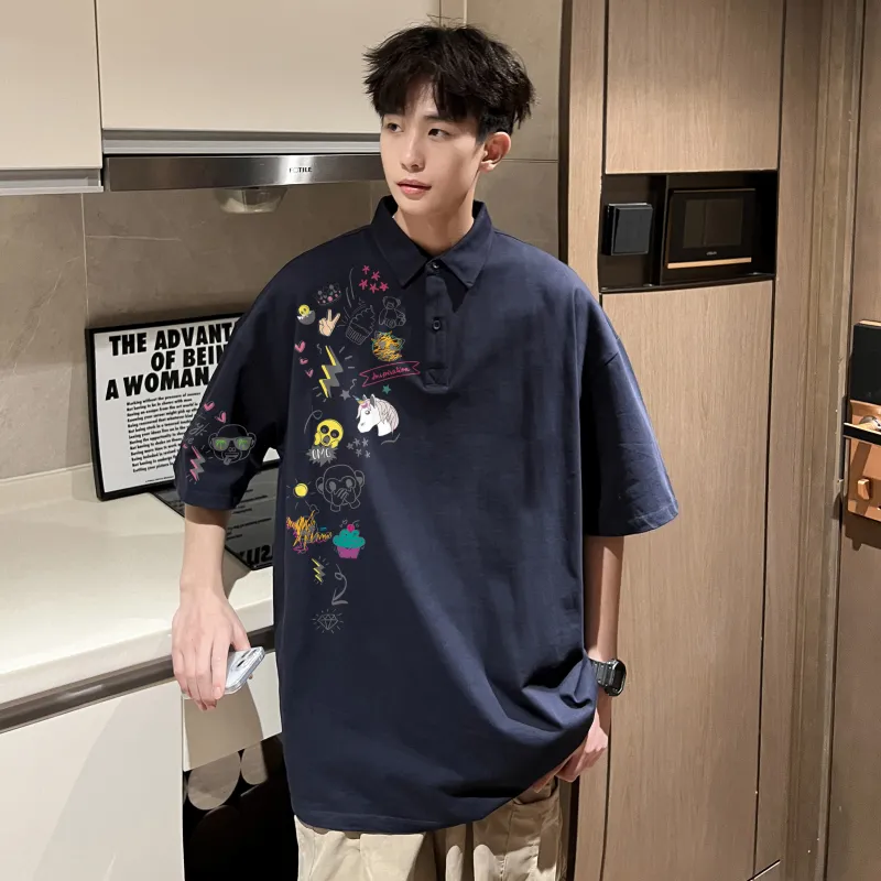 Emoji Polo Shirts Unisex-23