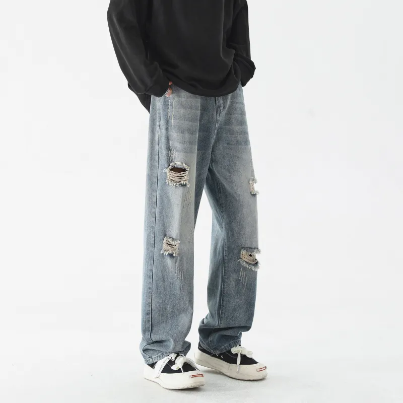 Emoji Jeans Unisex Blue-3
