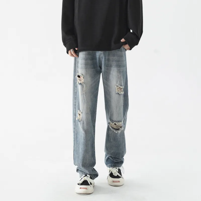 Emoji Jeans Unisex Blue-2