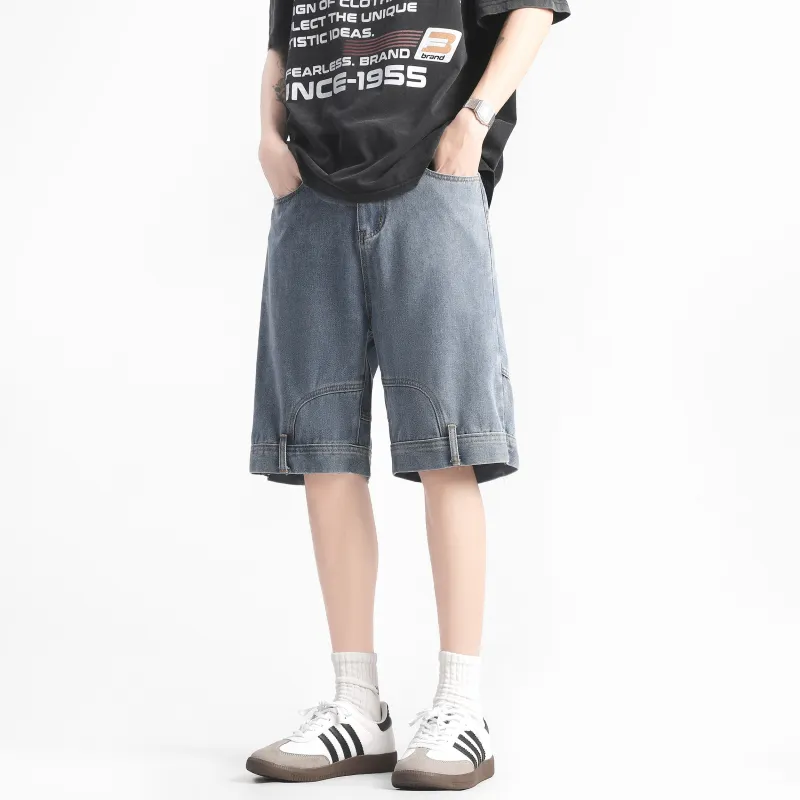 Emoji Denim Shorts Unisex-2