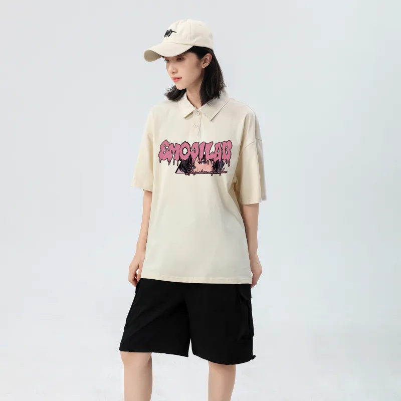Emoji Polo Shirts Unisex-13