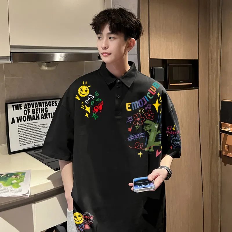 Emoji Polo Shirts Unisex-7