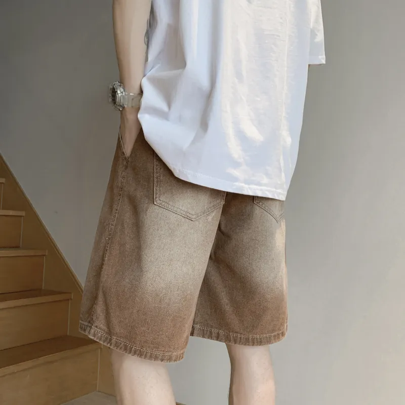 Emoji Denim Shorts Unisex-12