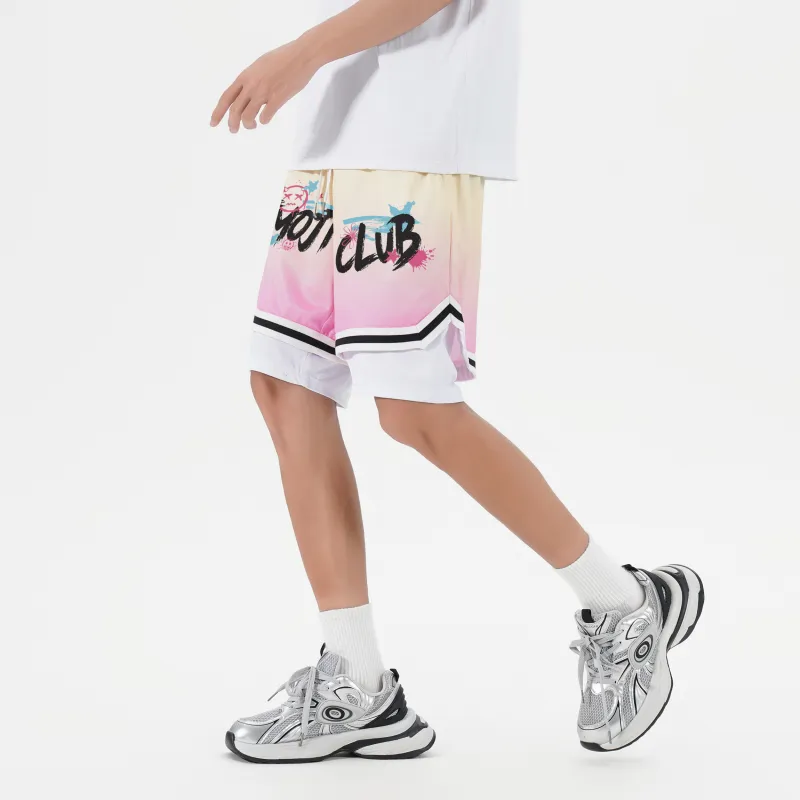 Emoji Basketball Shorts Unisex-21