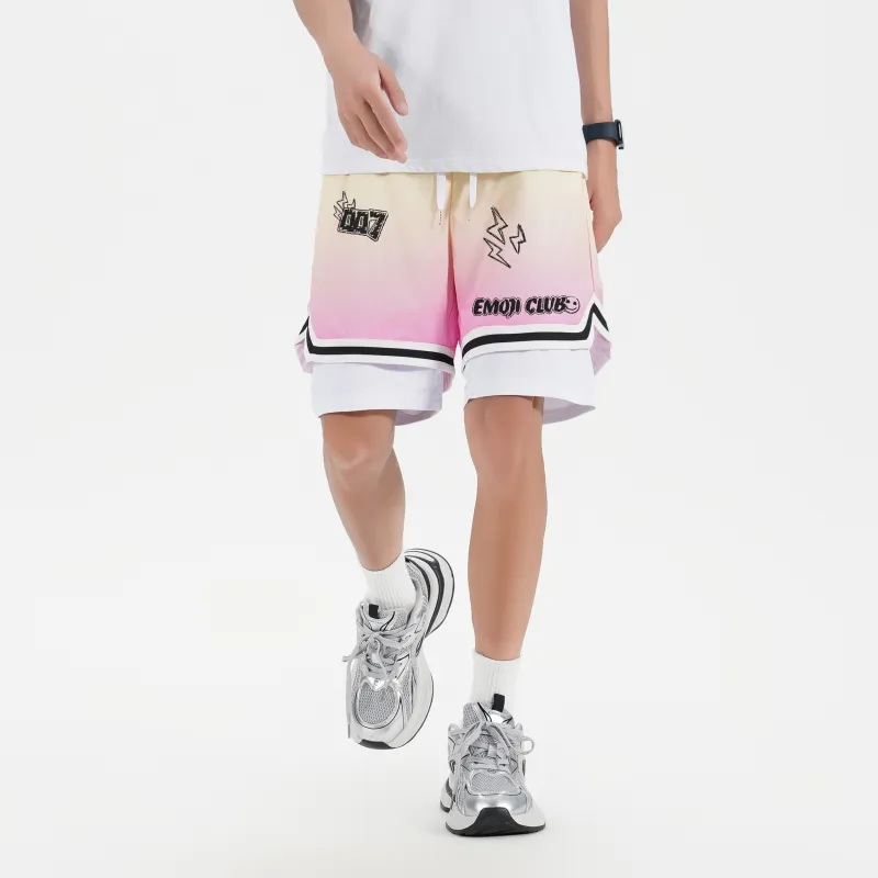 Emoji Basketball Shorts Unisex-19