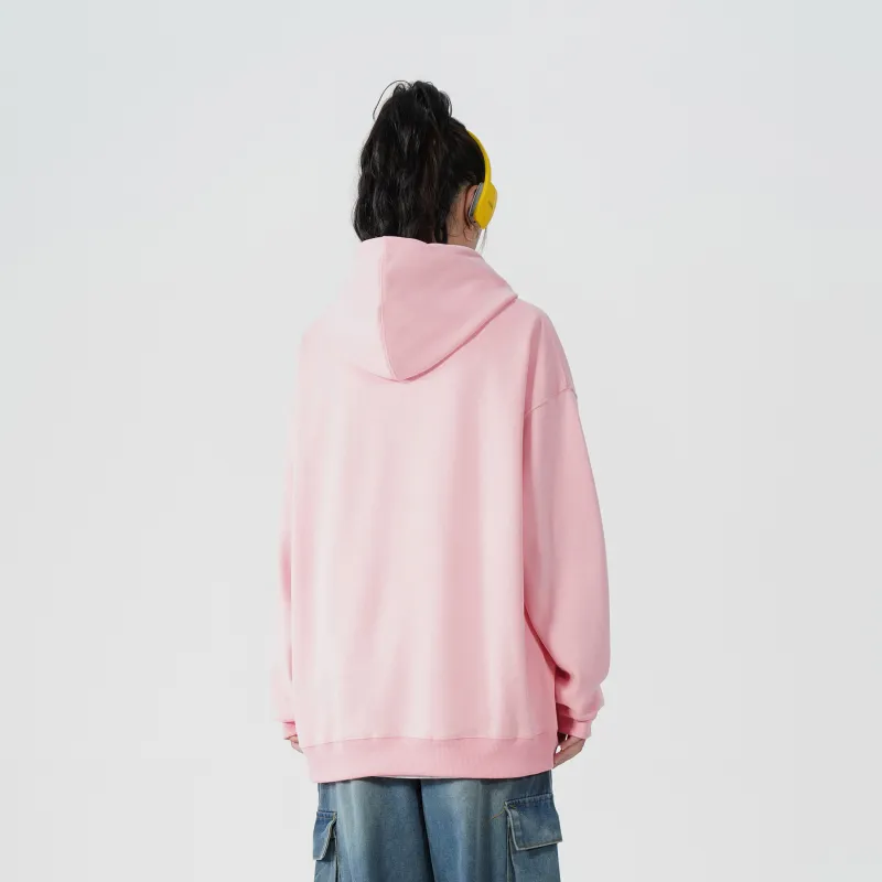 Emoji Hooded Pullover Sweatshirt Unisex-17