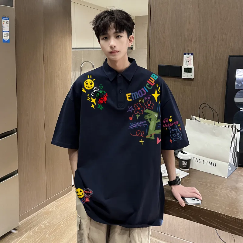 Emoji Polo Shirts Unisex-22