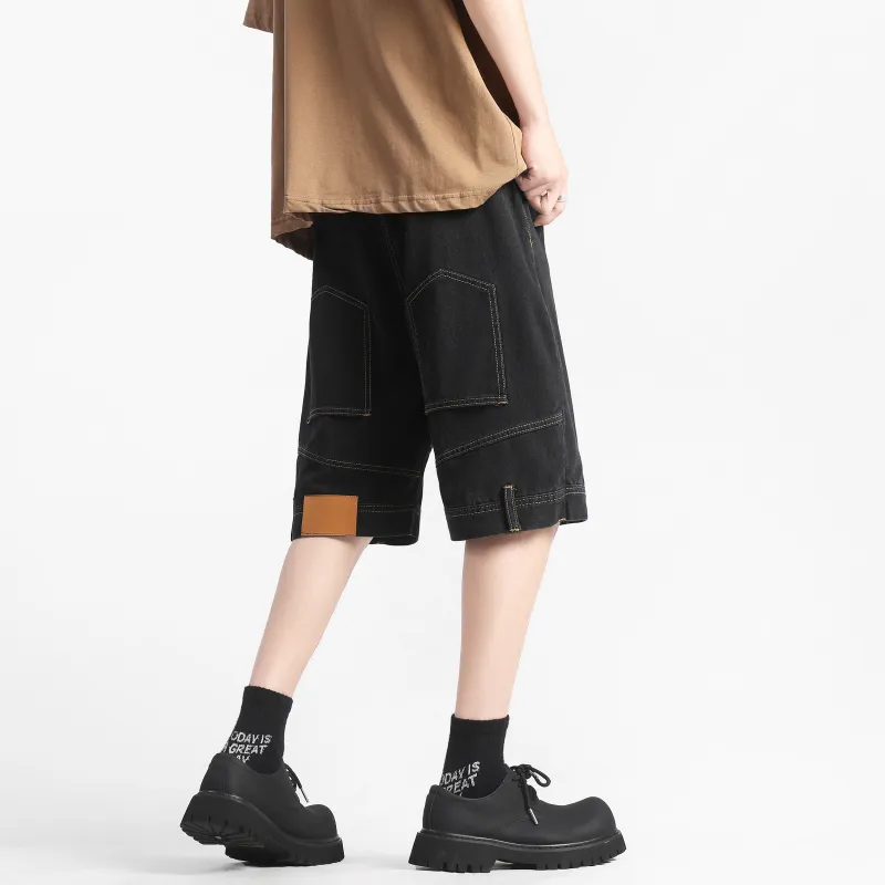 Emoji Denim Shorts Unisex-10