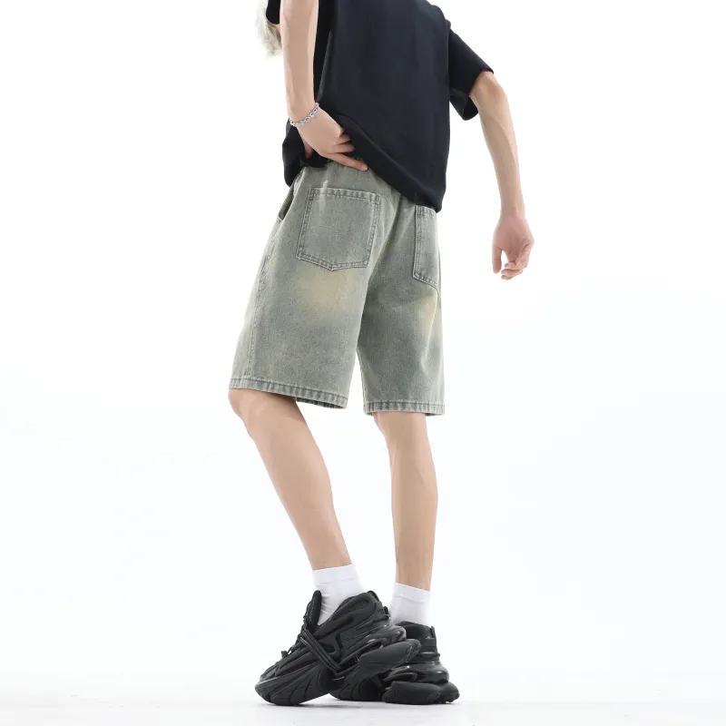 Emoji Denim Shorts Unisex-13